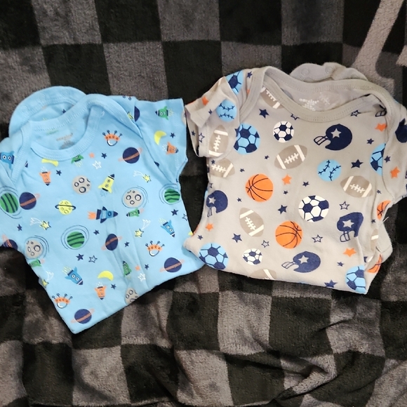 Gerber Other - Baby Onesies with Sports and Space Themes